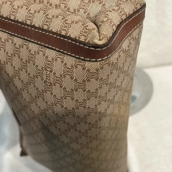 Vintage Celine Macadam zip Clutch - Picture 7 of 16